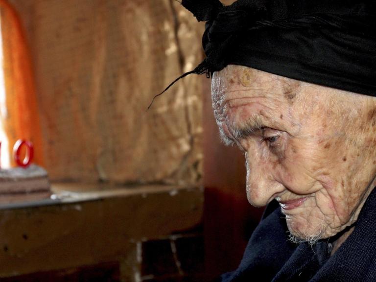 In Spanien feiert eine Frau ihren 110 Geburtstag