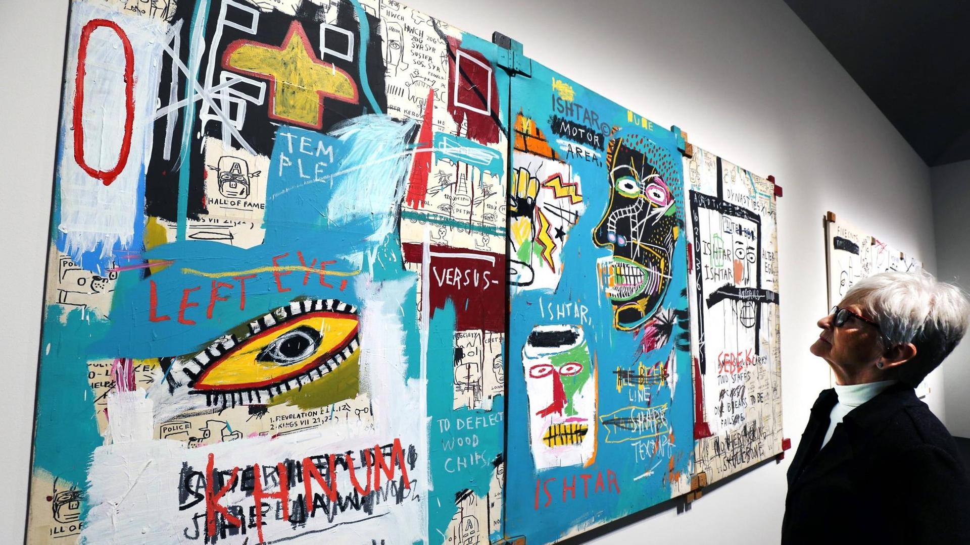 Die Schirn-Kunsthalle in Frankfurt am Main präsentiert Werke von Jean-Michel Basquiat