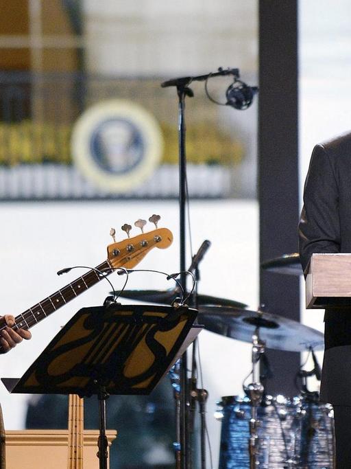 Obama und die Musik(er): ein eigenes Kapitel in seiner Amtszeit als US-Präsident, hier ein Konzert im Weißen Haus 2014.