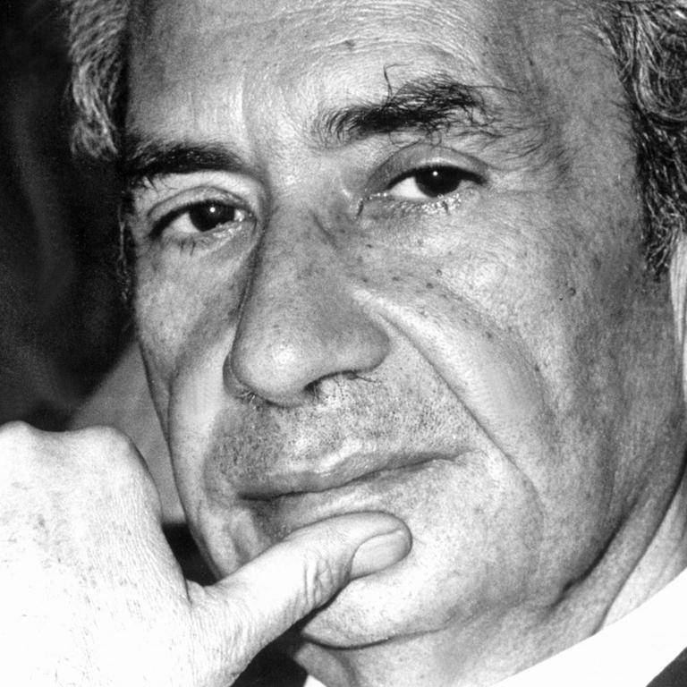 Der italienische Politiker und Jurist Aldo Moro (Democrazia Cristiana) im Jahr 1977