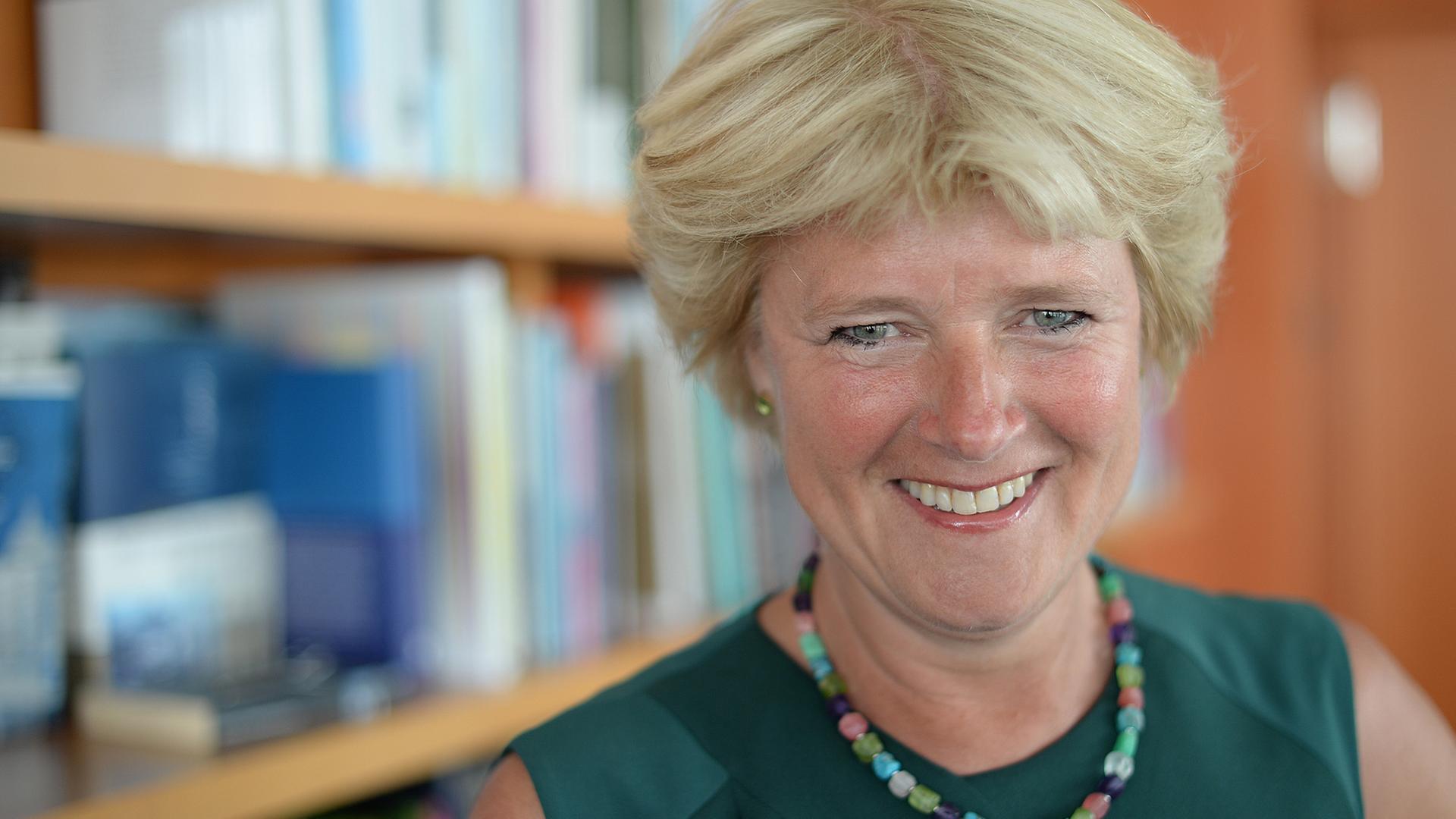 Die Staatsministerin für Kultur und Medien, Monika Grütters, in ihrem Büro im Kanzleramt in Berlin