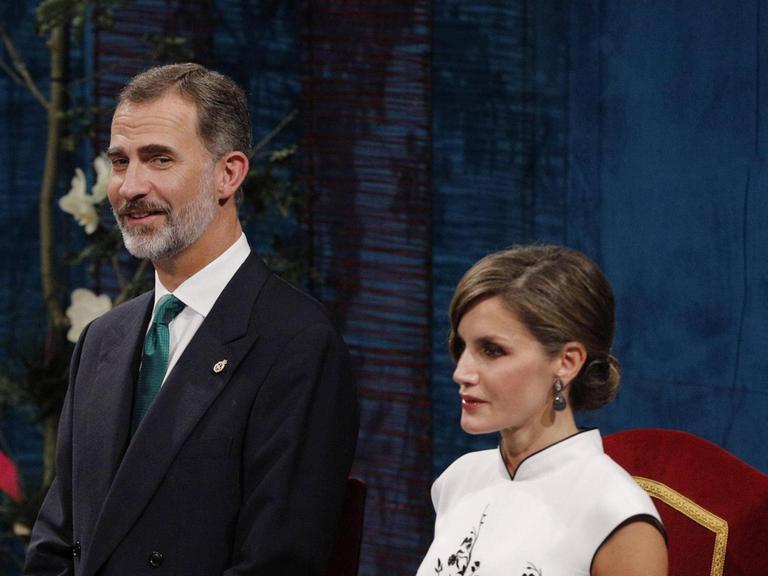 König Felipe VI. und Königin Letizia bei der Verleihung der Princess of Astrurias Awards 2017 im Theater Campoamor in Oviedo, Asturien