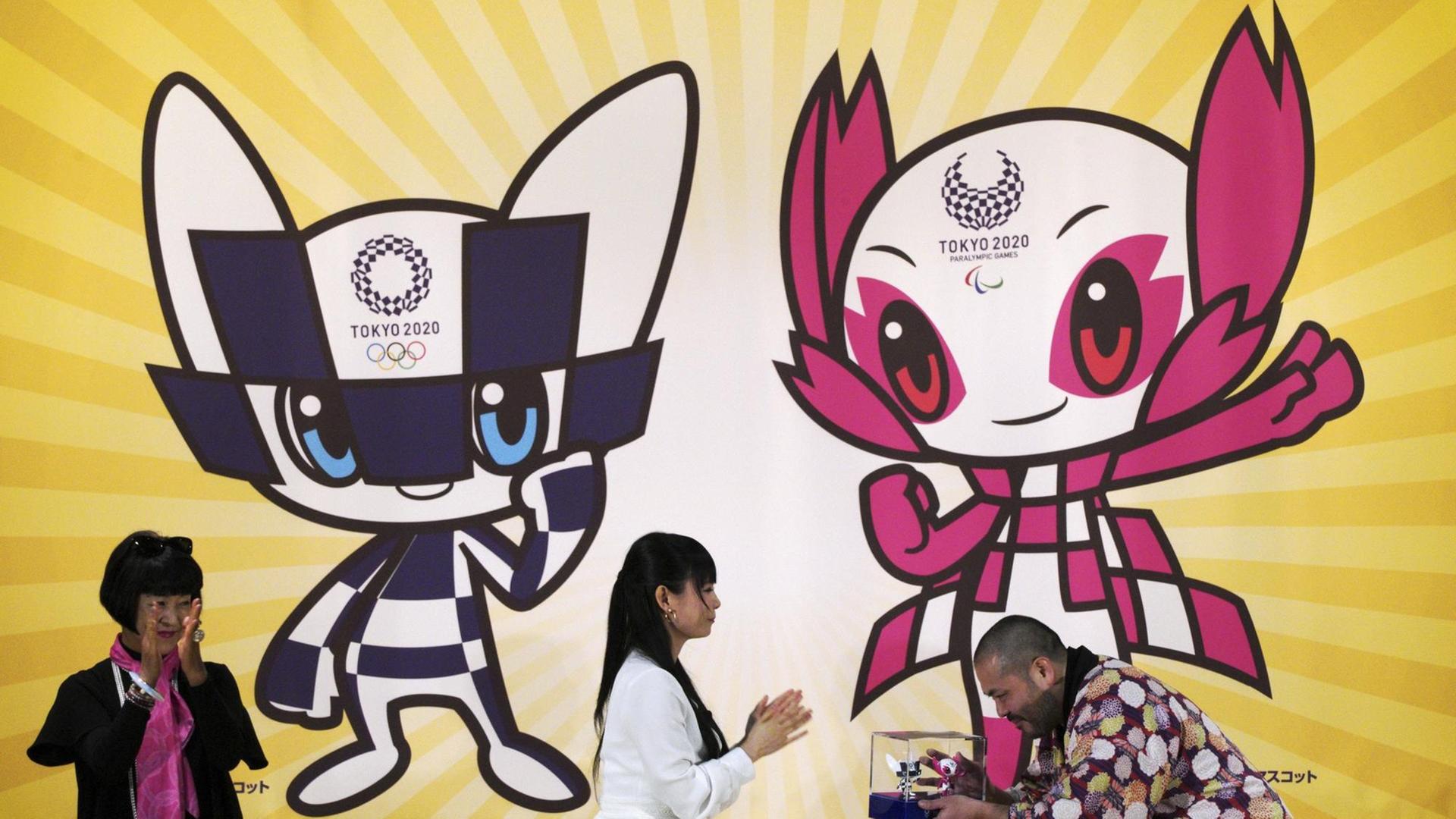 In Tokio haben Schulkinder die Maskottchen für die Olympischen Spiele 2020 gewählt