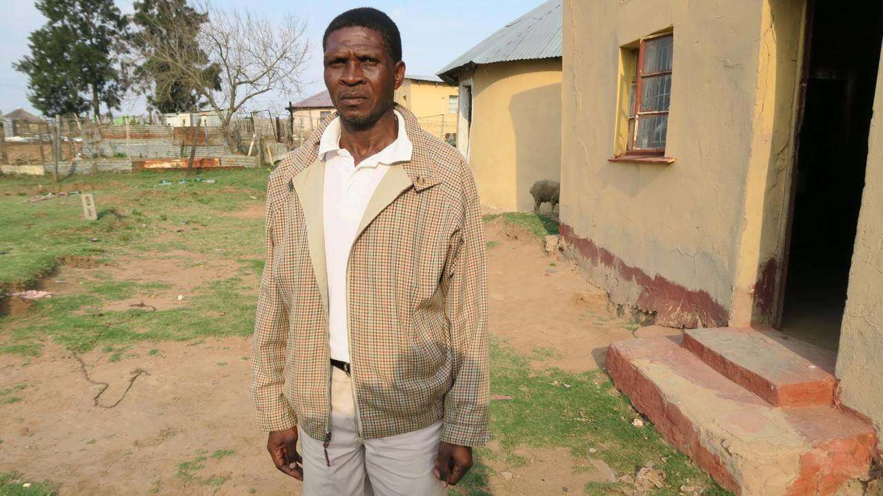 Der ehemalige Goldarbeiter Mxoleleni Mbodlane