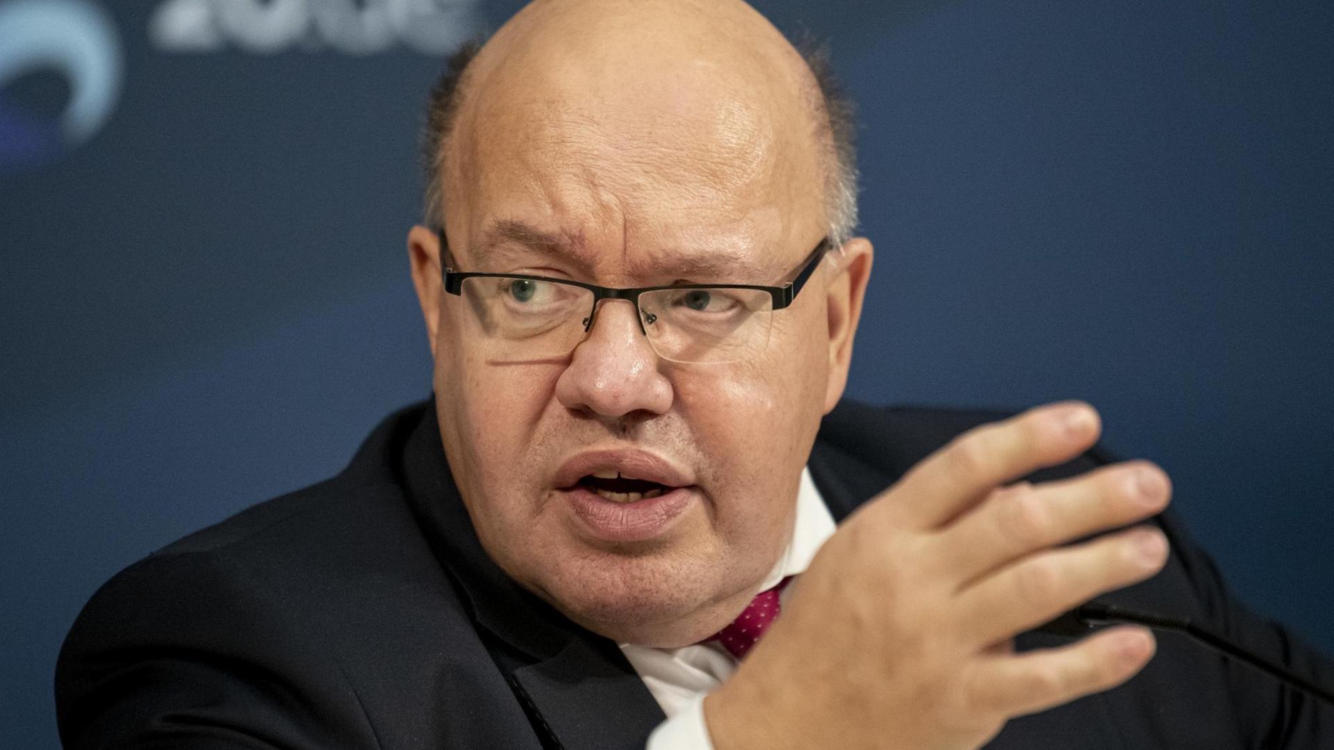 Wirtschaftsminister Altmaier bei einem Pressetermin Anfang November 2020