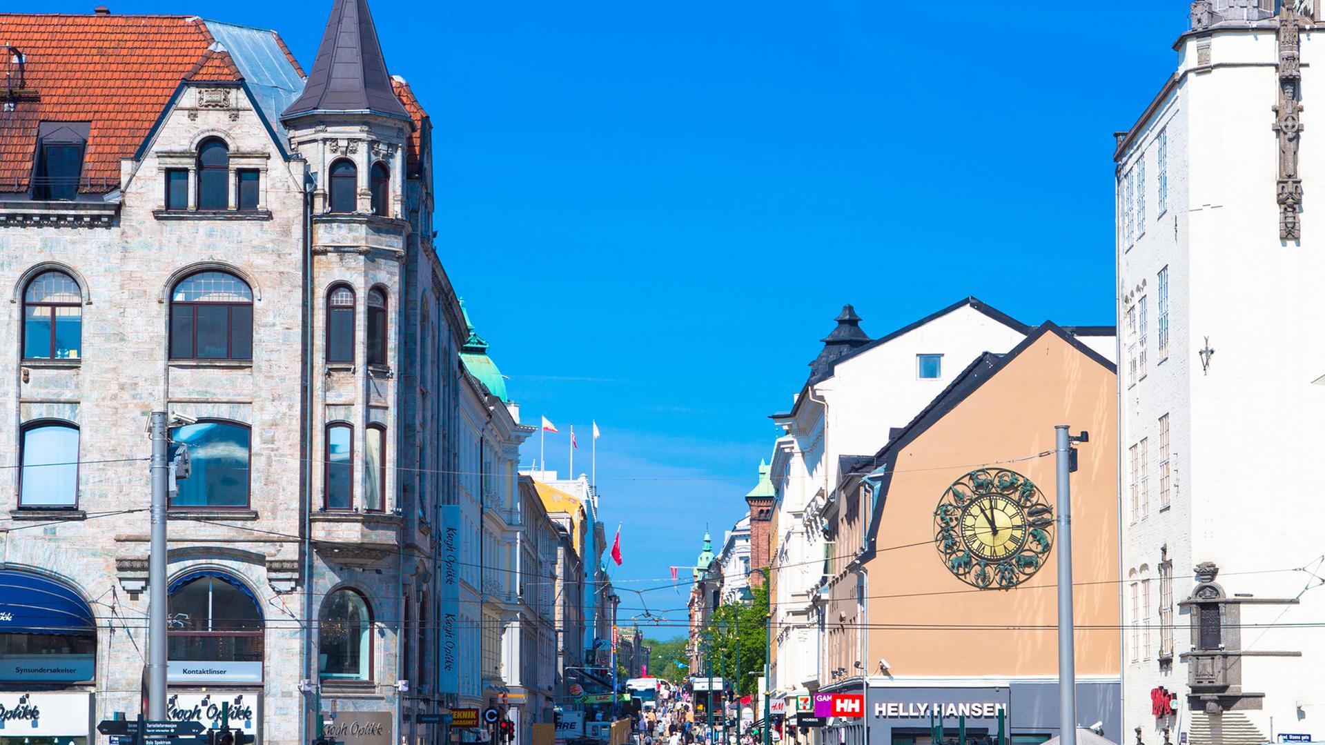 Karl-Johann-Straße in Oslo Karl-Johann-Straße in Oslo