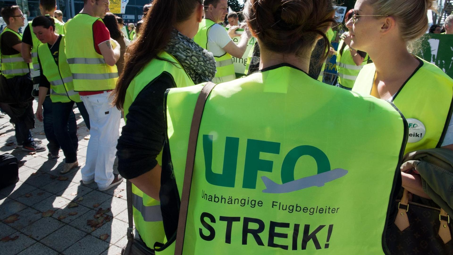 Gewerkschaft Ufo, Flugbegleiterstreik