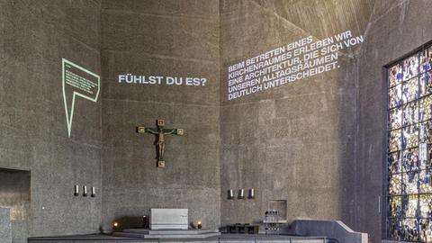 St. Gertrud Köln, "Fluch und Segen ", Kirchen der Moderne, Eine Ausstellung des M:AI NRW,