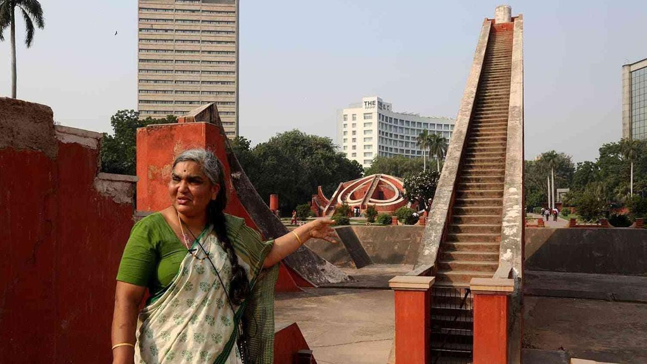 Indiens große Astronomie-Tradition: Nandivada Rathnasree am Jantar Mantar in Neu Delhi