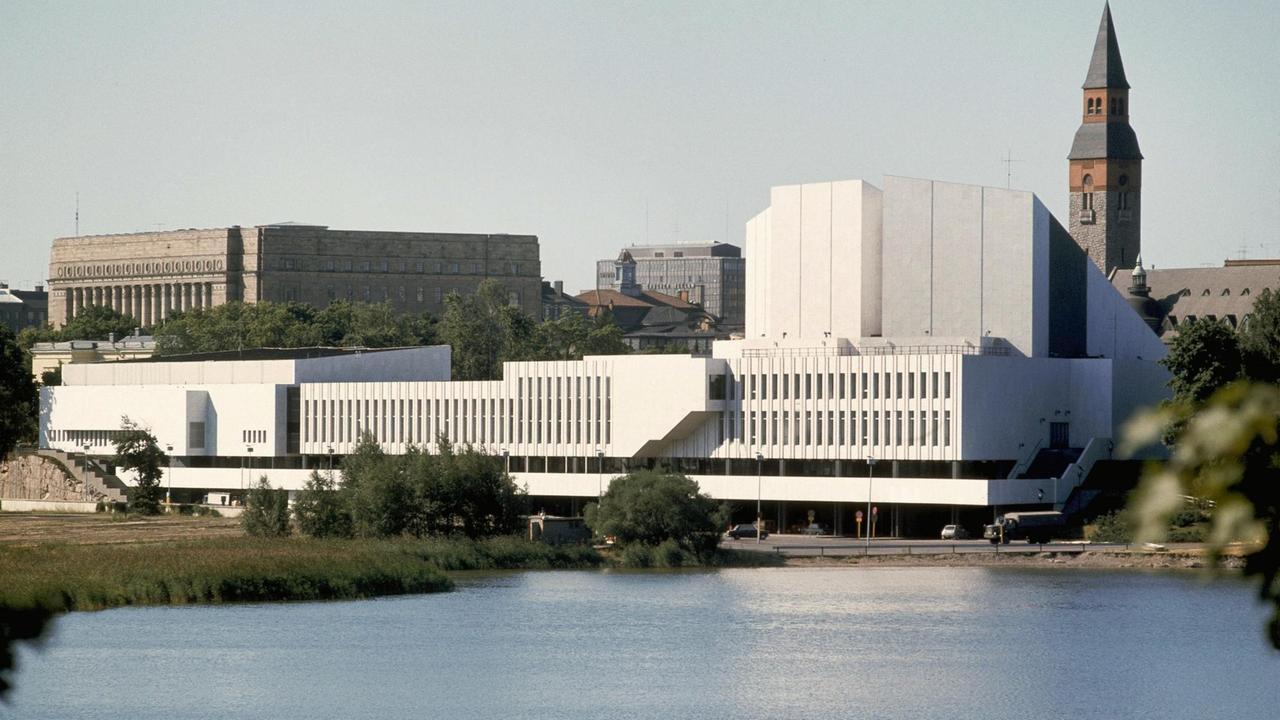 Die Finlandia-Kongresshalle in Helsinki |