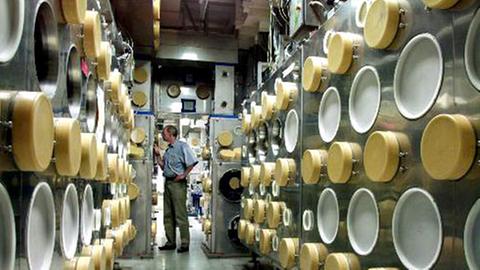 Der Raum für die Endkontrolle von Uran - Plutonium -Tabletten
