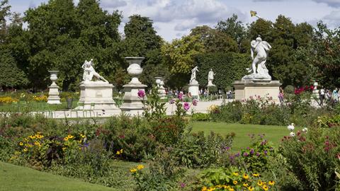 Jardin des Tuileries in Paris.