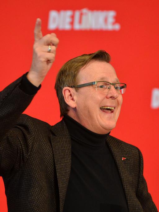 Bodo Ramelow, Spitzenkandidat und Fraktionschef der Linken im Thüringer Landtag.