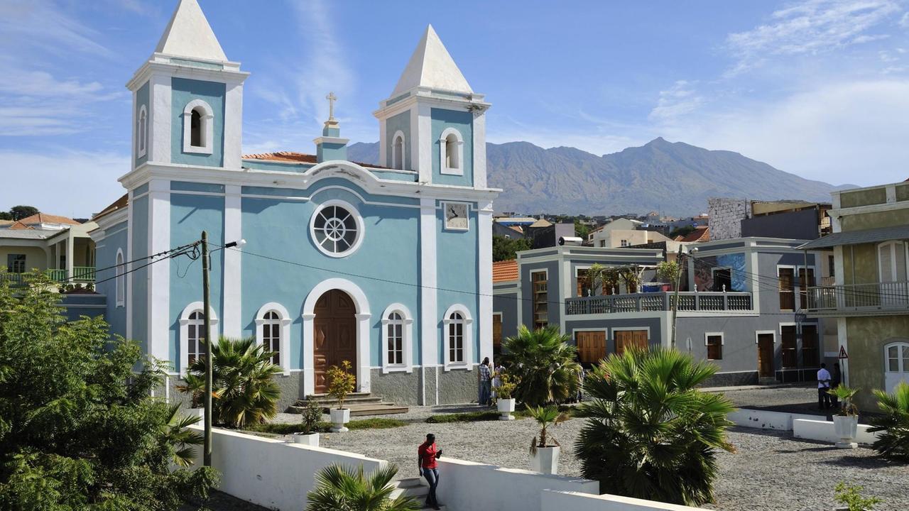 Die Kirche Nossa Senhora da Conceicao - in Sao Filipe auf Fogo, einer der Kapverdischen Inseln