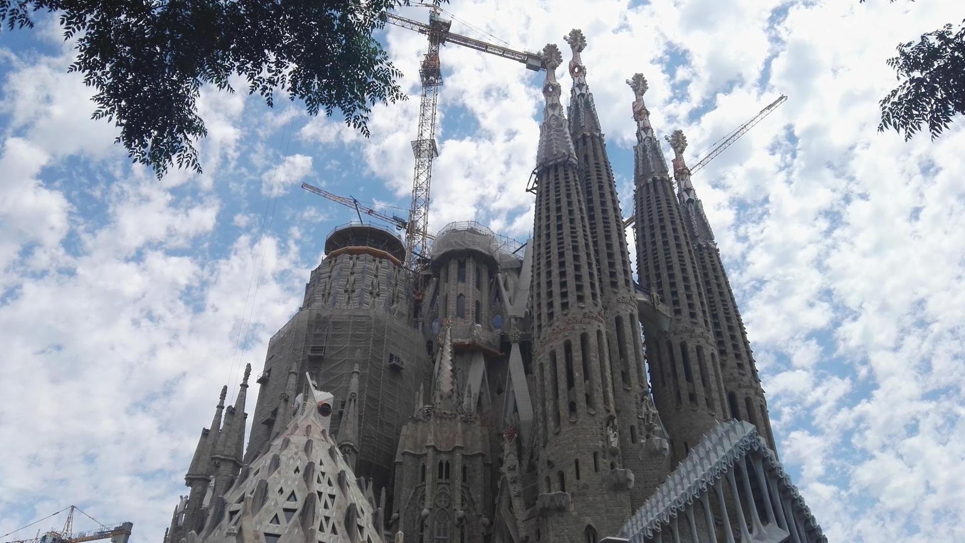 Kathedrale "Sagrada Familia" des spanischen Architekten Antoni Gaudi in Barcelona.