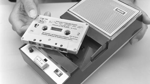 Ein Kassettenrekorder aus den 1960er-Jahren