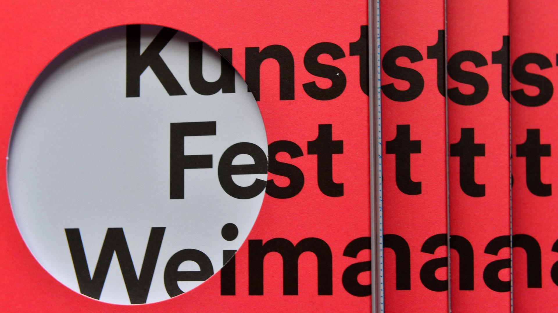 Programmhefte für das Kunstfest Weimar 2014