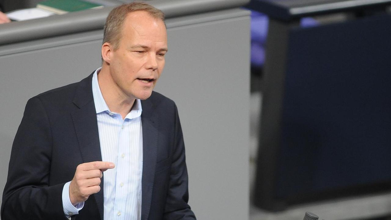 Matthias Miersch (SPD) bei einer Rede im Deutschen Bundestag