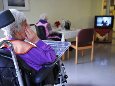 Alte Menschen in einem Seniorenheim der Arbeiterwohlfahrt