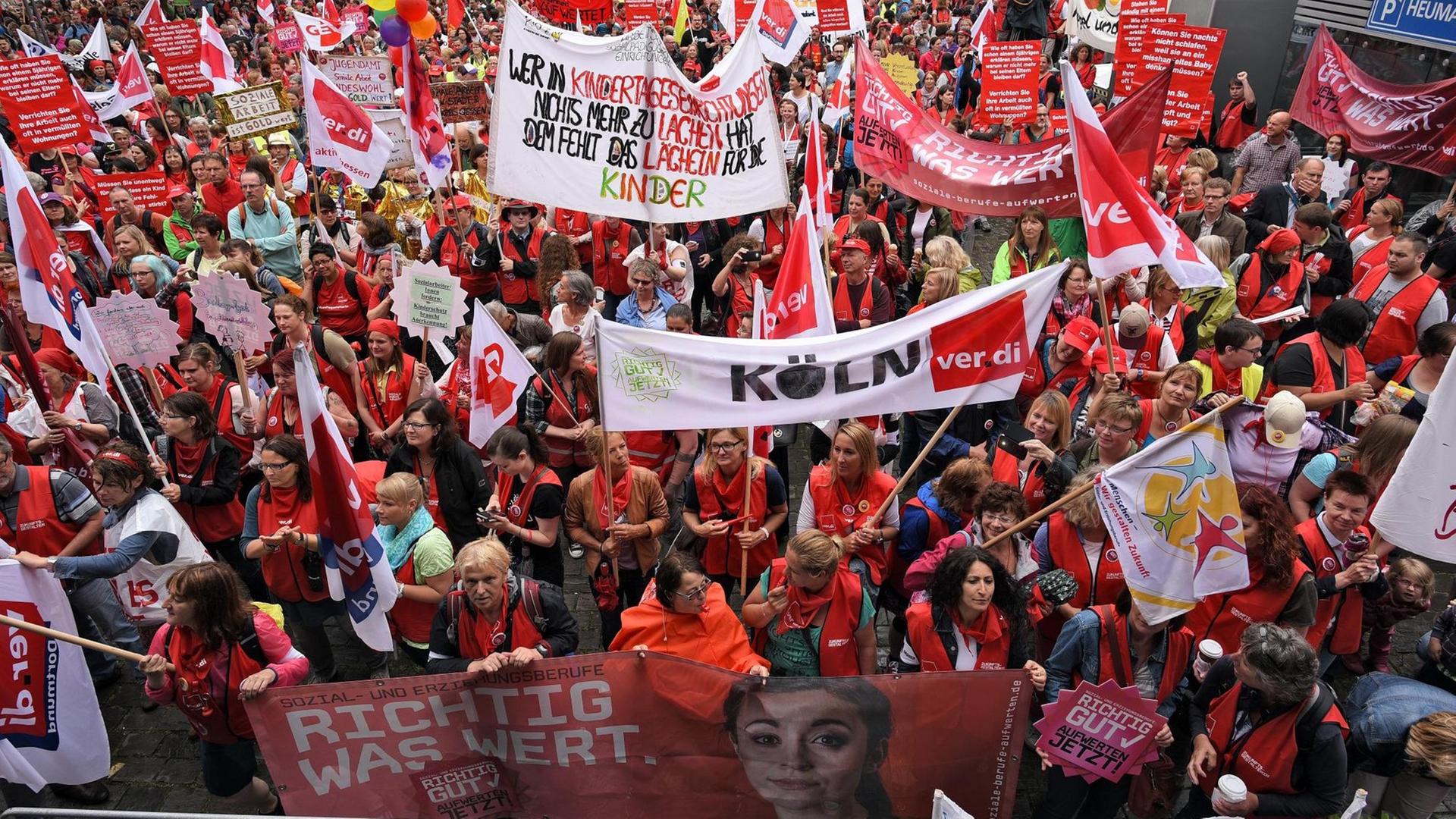 Proteste in Köln am 13.06.2015