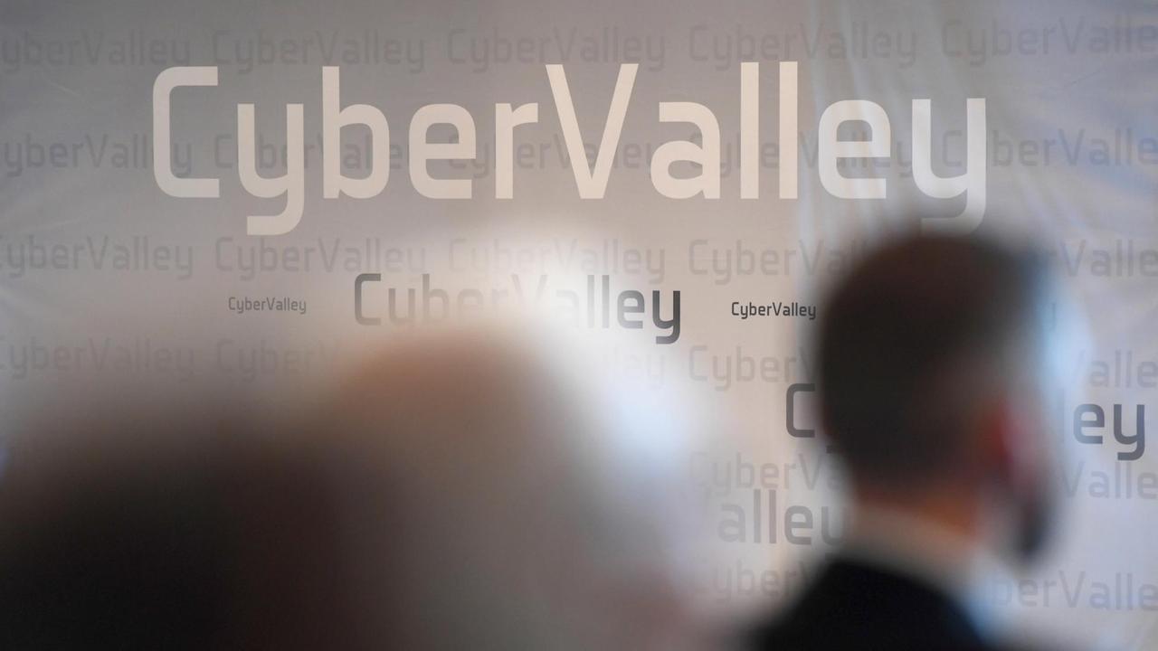 Schild mit der Aufschrift Cyber Valley