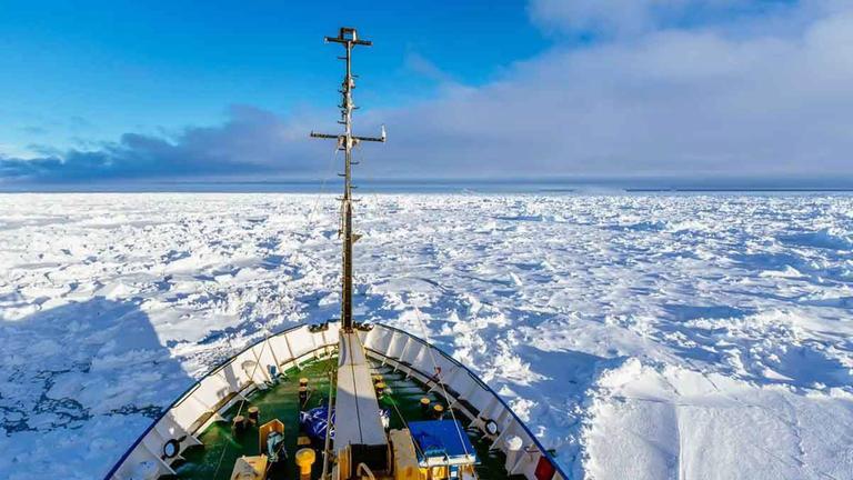 epa04002400 A supplied image obtained 28 December 2013 of an Antarctic-bound ship "MV Akademik Shokalskiy" carrying tourists and crew members, wedged in thick sheets of sea ice. The ship had been on a multi-day tour from New Zealand to visit several sites epa04002400 A supplied image obtained 28 December 2013 of an Antarctic-bound ship "MV Akademik Shokalskiy" carrying tourists and crew members, wedged in thick sheets of sea ice. The ship had been on a multi-day tour from New Zealand to visit several sites