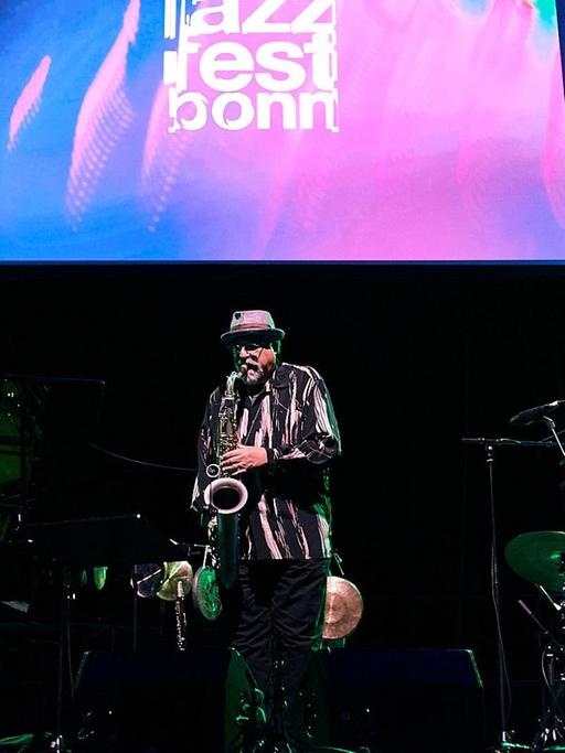 Das Joe Lovano Trio Tapestry war auf der Bühne beim Jazzfest Bonn zu sehen