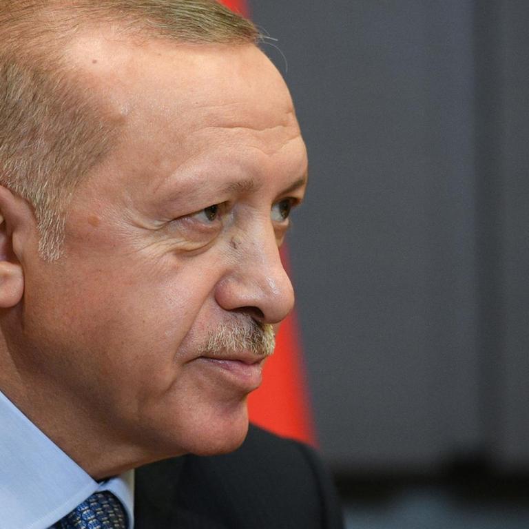 Ein Portraitfoto von Recep Tayyip Erdogan