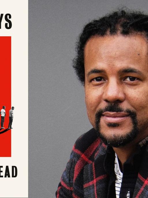 Zu sehen ist der Autor Colson Whitehead und das Cover seines Romans "Die Nickel Boys".