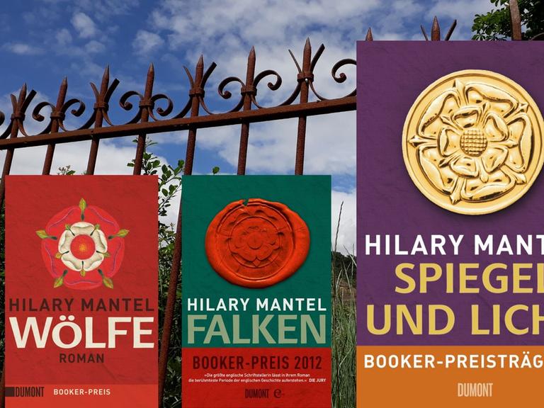 Buchcover: Hilary Mantel: "Spiegel und Licht“ / "Wölfe" und "Falken"