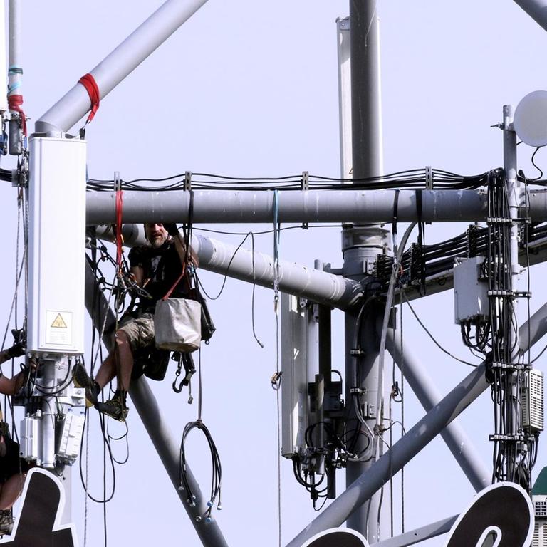 Mobilfunk-Antennen für den 5G-Ausbau in Deutschland