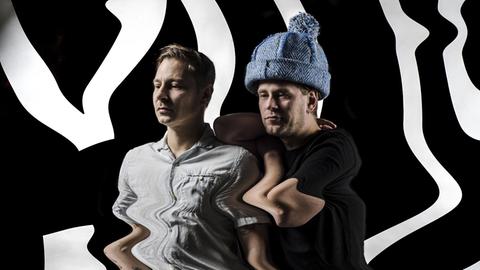 Das DJ-Duo Superflu, v. l. Mathias Schwarz und Feliks Thielemann
