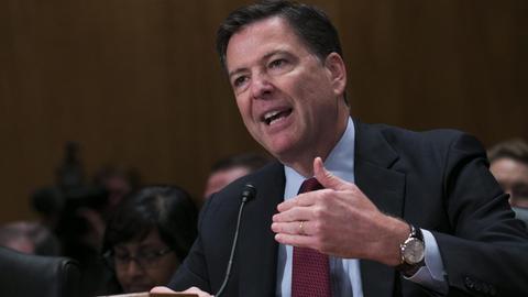 Das Bild zeigt den früheren FBI-Direktor James Comey im Oktober 2016.