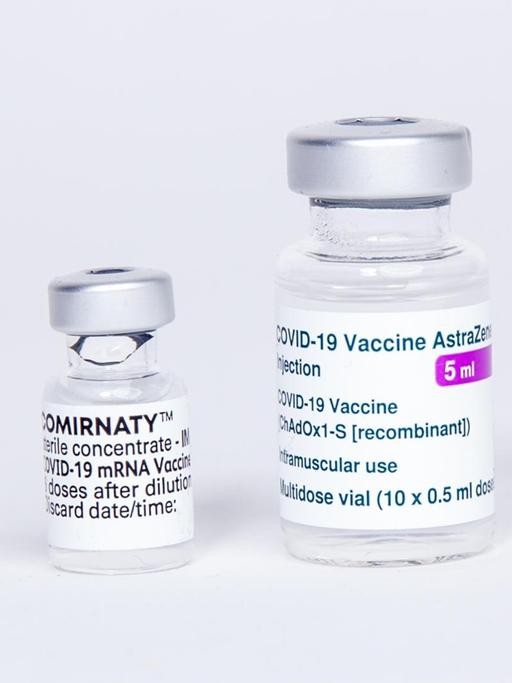 Impfstoffe von Biontech und Astrazeneca
