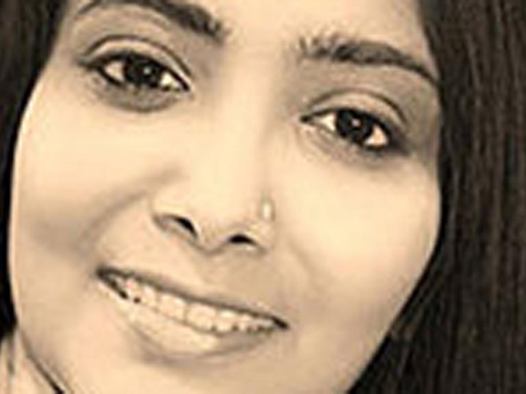 Die pakistanische Journalistin Meera Jamal