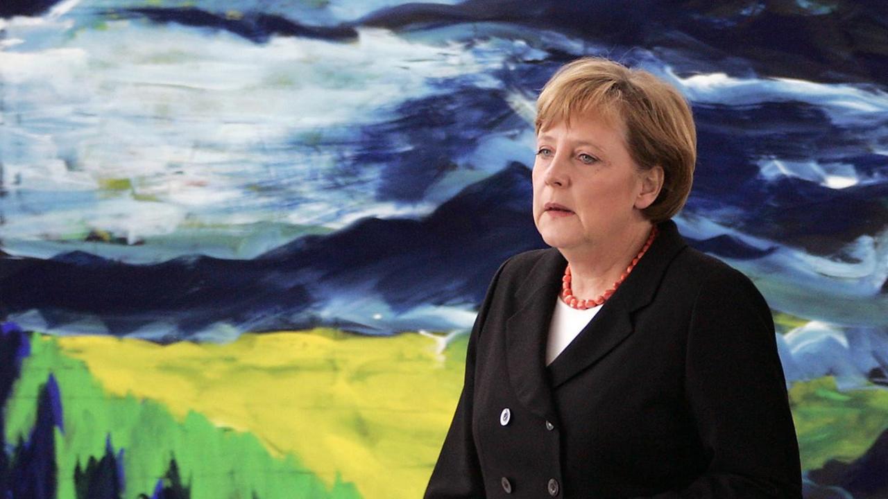 Angela Merkel im Bundeskanzleramt