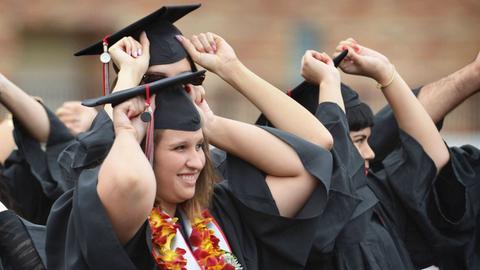 College-Absolventen in Kalifornien