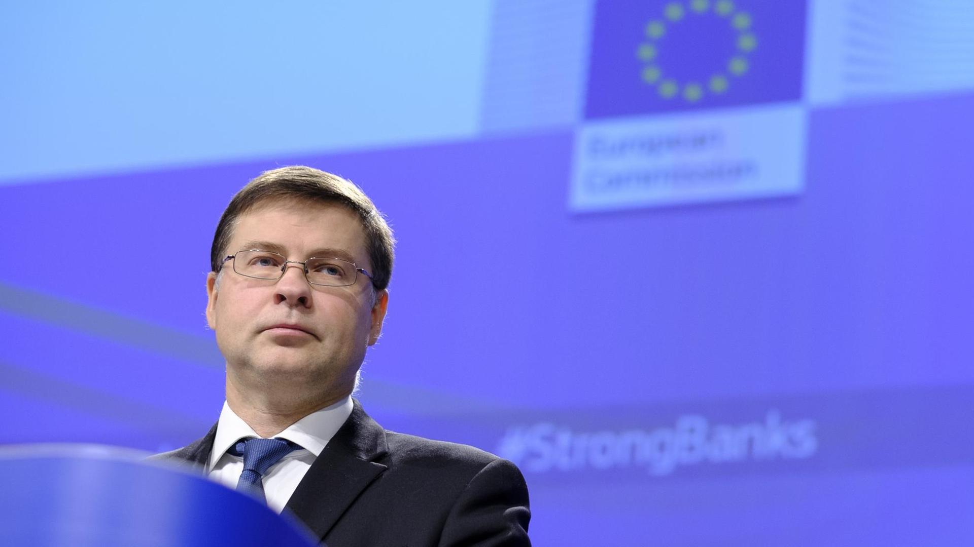 Vize-Präsident der EU-Kommission Vladis Dombrovskis