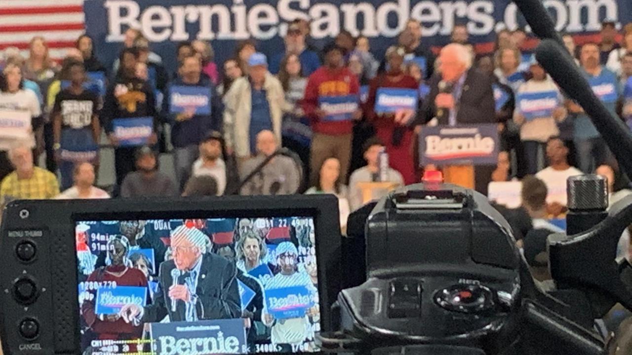 Der demokratische US-Senator Bernie Sanders bei einem Wahlkampfauftritt in Myrtle Beach