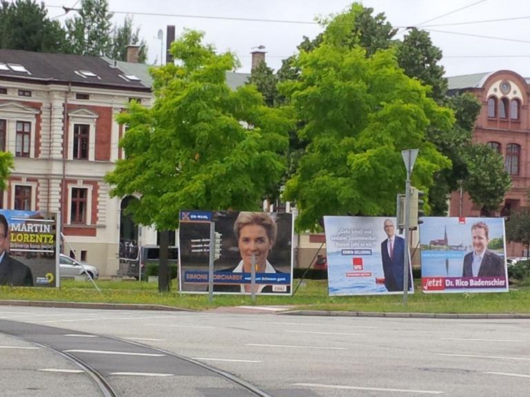 Schweriner Wahlplakate
