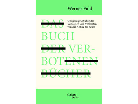 Cover Werner Fuld: "Das Buch der verbotenen Bücher"