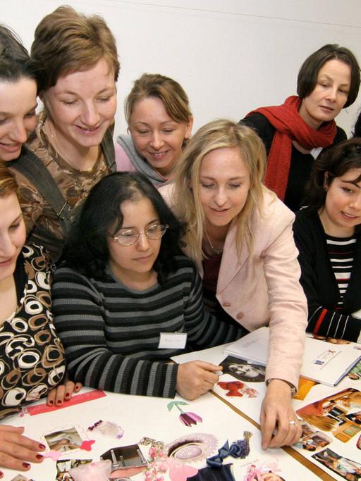 Existenzgründungsseminar für Frauen im Mehrgenerationenhaus im Gallusviertel in Frankfurt am Main.