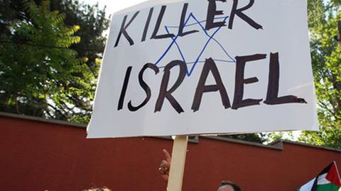 Propalästinensische Aktivisten vor der israelischen Botschaft in Ankara