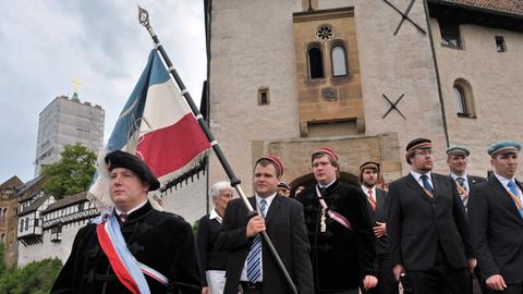 Die Deutsche Burschenschaft trifft sich am Freitag (17.06.2011) in Eisenach zum Festakt auf der Wartburg.