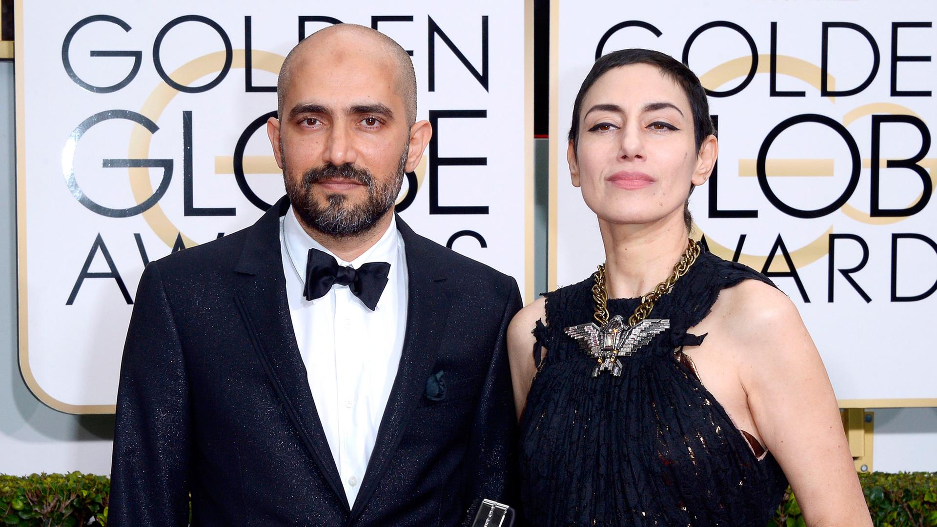 Shlomi und Ronit Elkabetz bei den Golden Globes 2015.