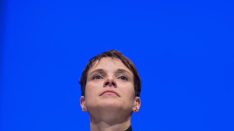 Die neu gewählte AfD-Vorsitzende Frauke Petry