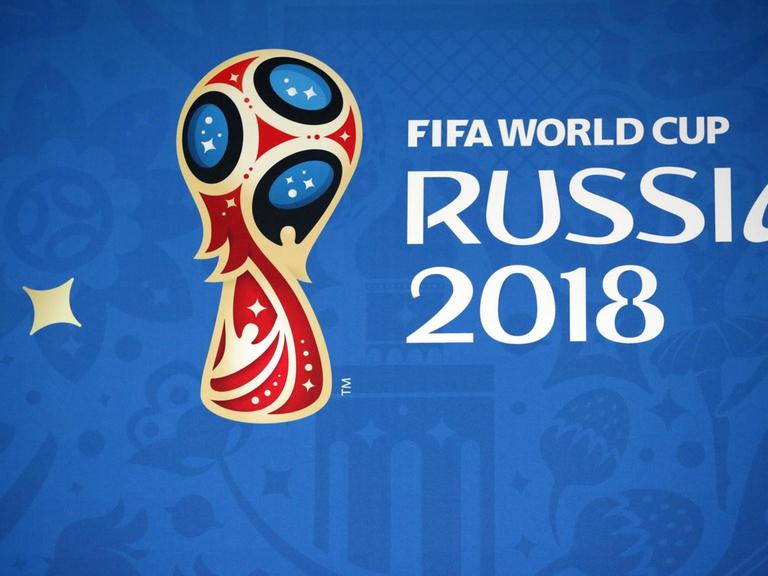 Das Logo der Fußball-Weltmeisterschaft in Russland