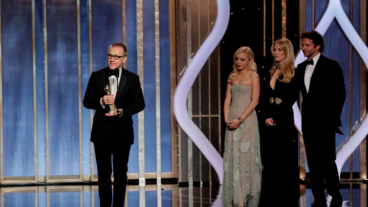 Schauspieler Christoph Waltz bei der Verleihung (Bild: epa / Paul Drinkwater / NBC) Schauspieler Christoph Waltz bei der Verleihung (Bild: epa / Paul Drinkwater / NBC)