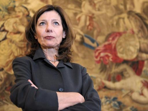 Die Schriftstellerin Ursula Krechel auf der Verleihung des Deutschen Buchpreises 2012 im Frankfurter Römer.