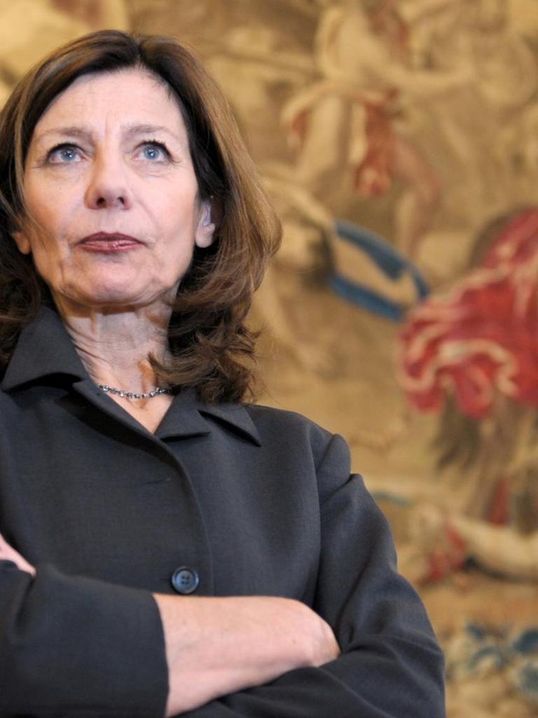 Die Schriftstellerin Ursula Krechel auf der Verleihung des Deutschen Buchpreises 2012 im Frankfurter Römer.